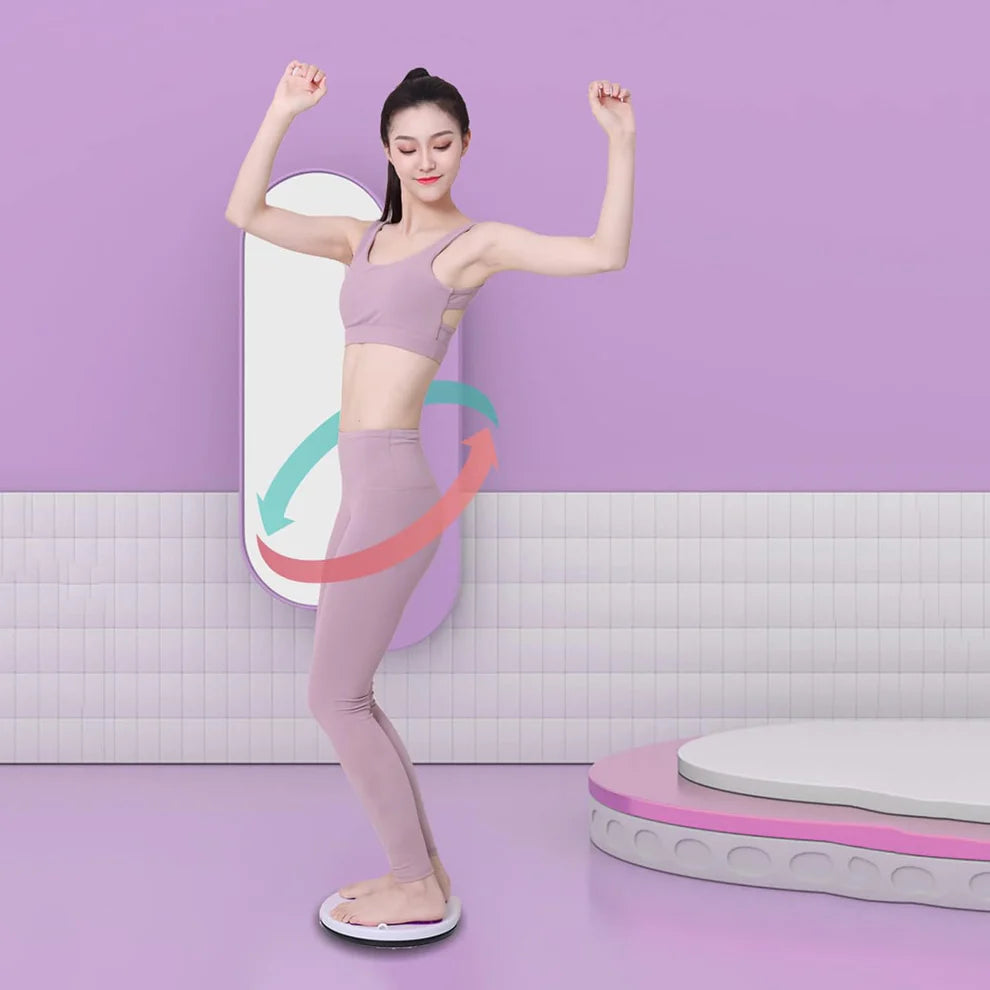 PowerTwist Sculpting Waist Plate | Waist &amp; Ab Toning Twist Board