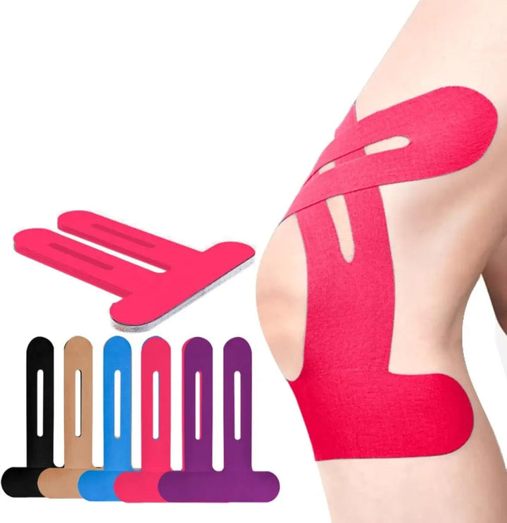 Pre-Cut Kinesiology Tape for Knee – Breathable &amp; Comfortable 0