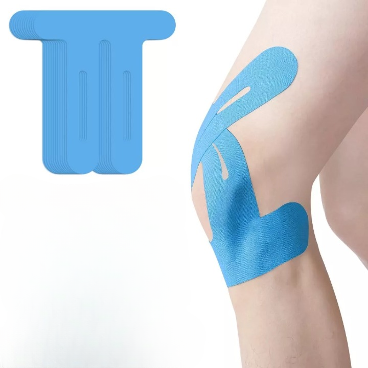 Pre-Cut Kinesiology Tape for Knee – Breathable & Comfortable 1