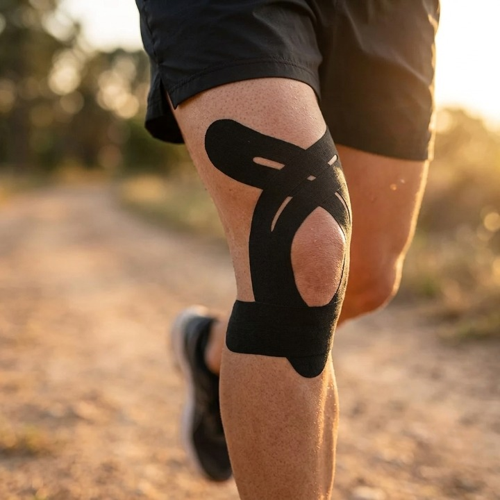 Pre-Cut Kinesiology Tape for Knee – Breathable &amp; Comfortable 2