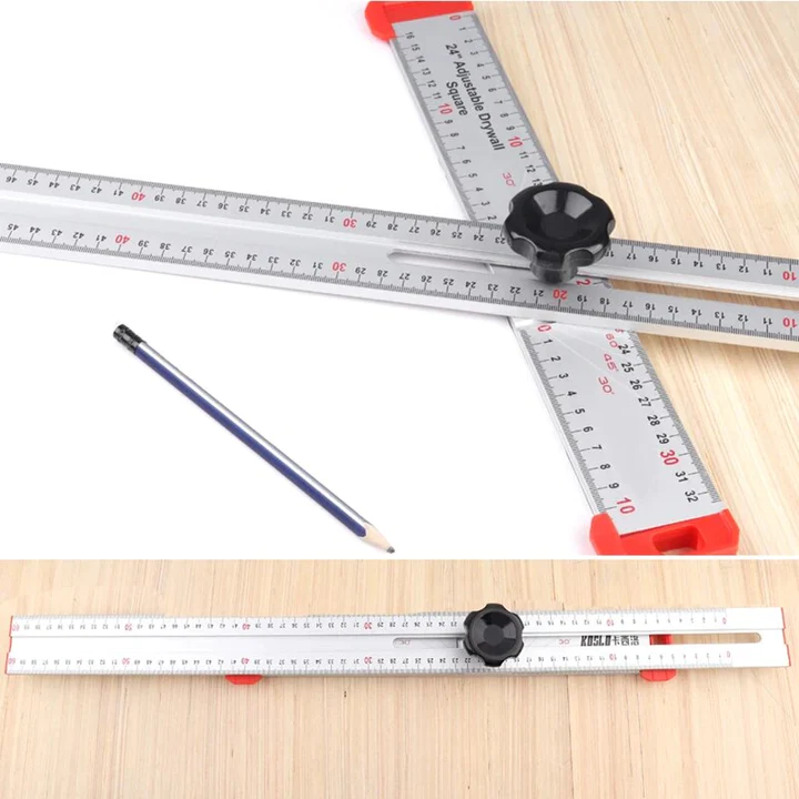 Precision Angle Cutting Guide Steel & Plastic | Millimetre-Accurate Guide Rails | For Wood, Plastic & More Materials