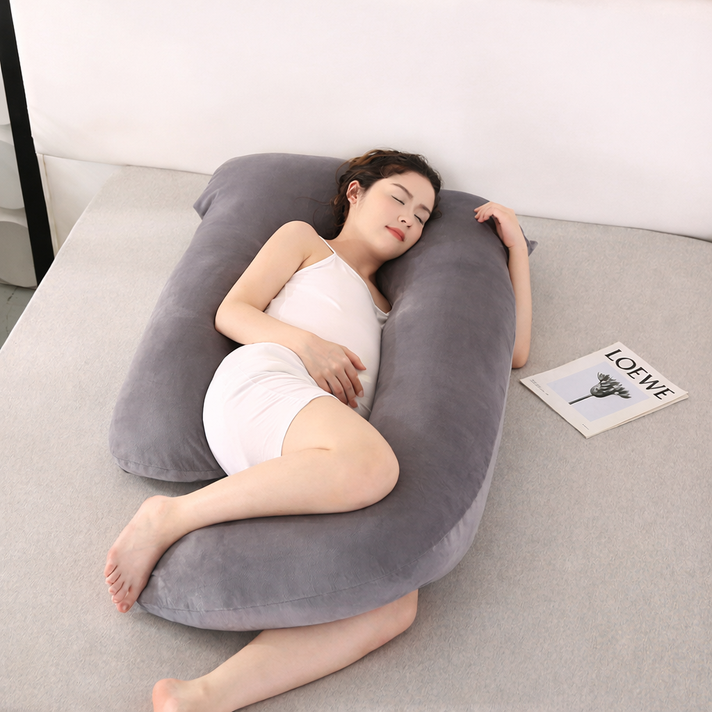Pregnancy Pillow | Full Body U Shape, Head To Knee Span