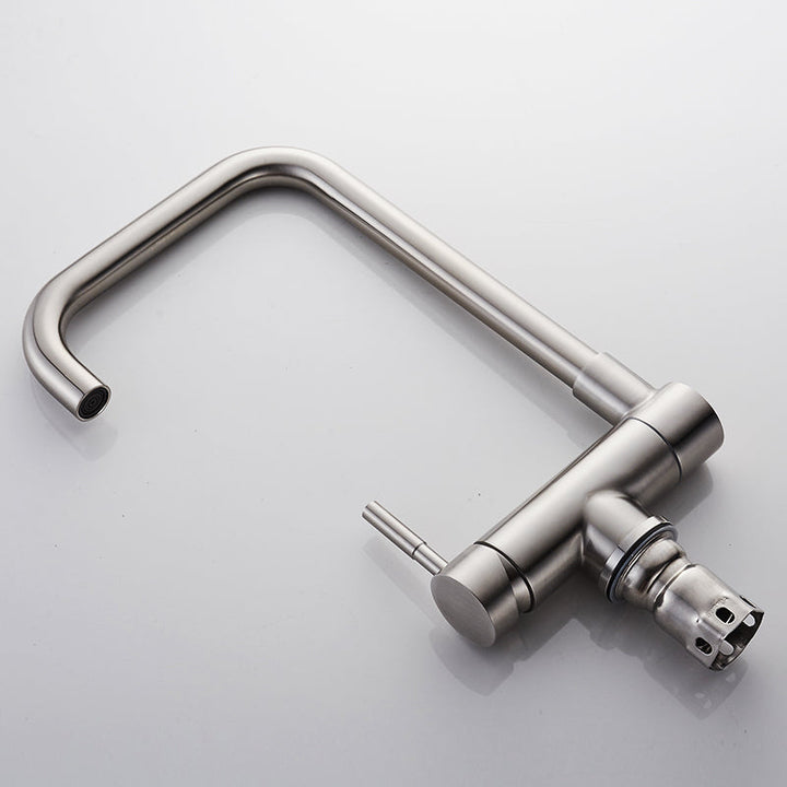 Premium Stainless Steel Kitchen Faucet | 360° Swivel | Lead-Free Modern Tap