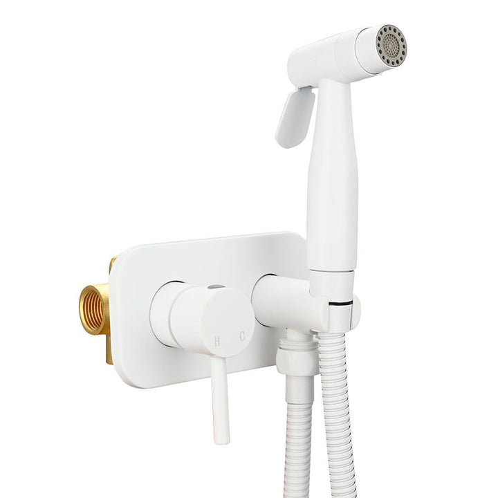 Premium Brass Bidet Sprayer | Hot &amp; Cold Control | 5 Finishes | 1 or 2 Spray Modes