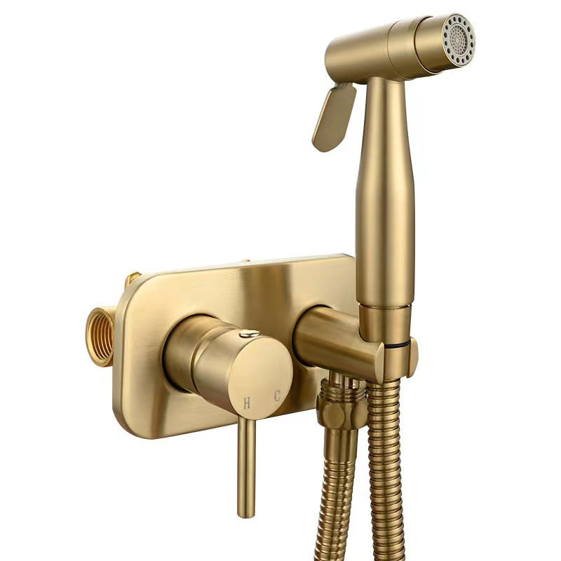Premium Brass Bidet Sprayer | Hot &amp; Cold Control | 5 Finishes | 1 or 2 Spray Modes