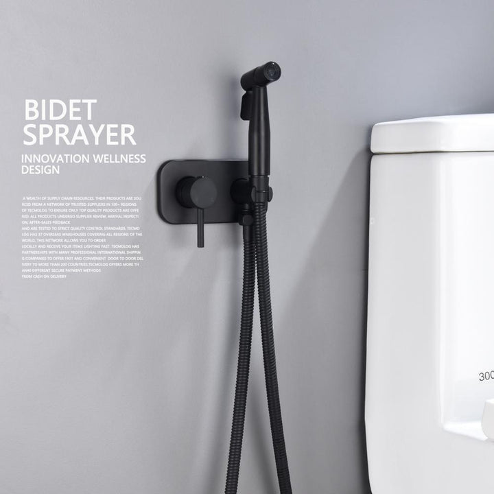 Premium Brass Bidet Sprayer | Hot &amp; Cold Control | 5 Finishes | 1 or 2 Spray Modes