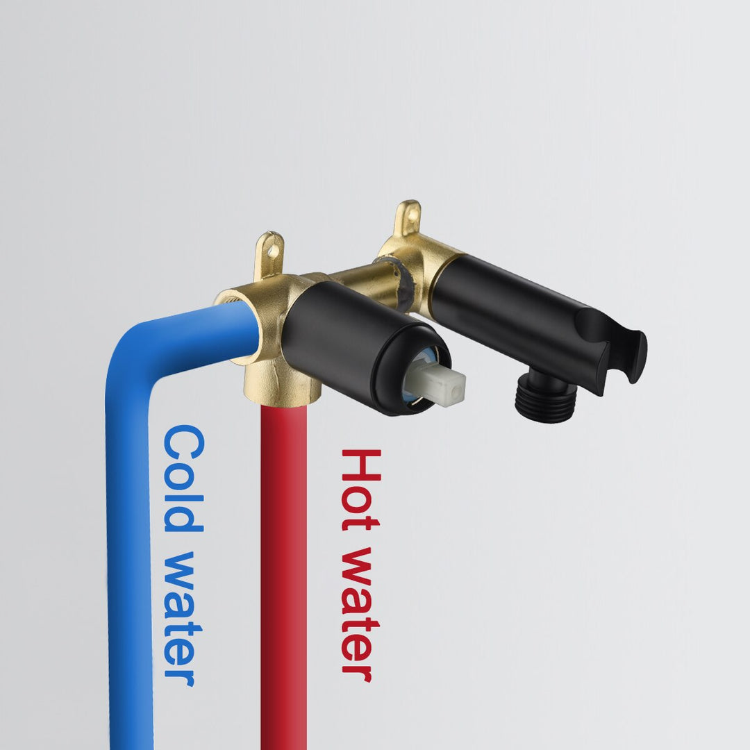 Premium Brass Bidet Sprayer | Hot &amp; Cold Control | 5 Finishes | 1 or 2 Spray Modes