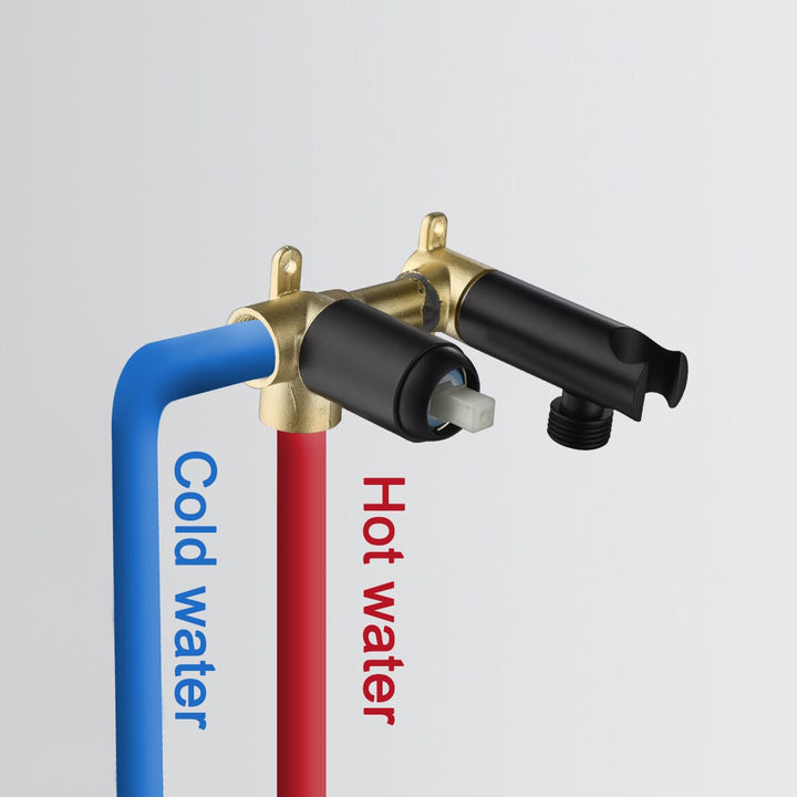 Premium Brass Bidet Sprayer | Hot &amp; Cold Control | 5 Finishes | 1 or 2 Spray Modes