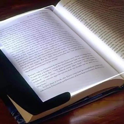 Clip-On LED Reading Light with Flat Panel | Single LED, Clips onto Books &amp; Desks | ABS &amp; Acrylic, No Installation Needed 2