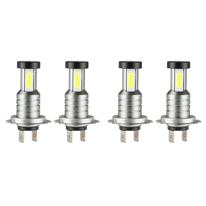 H7 LED Headlight Bulb Kit 4x | 220W 30,000 Lumens 6000K White Light | IP68 Waterproof, 50,000 Hour Lifespan, DC9V-32V 1