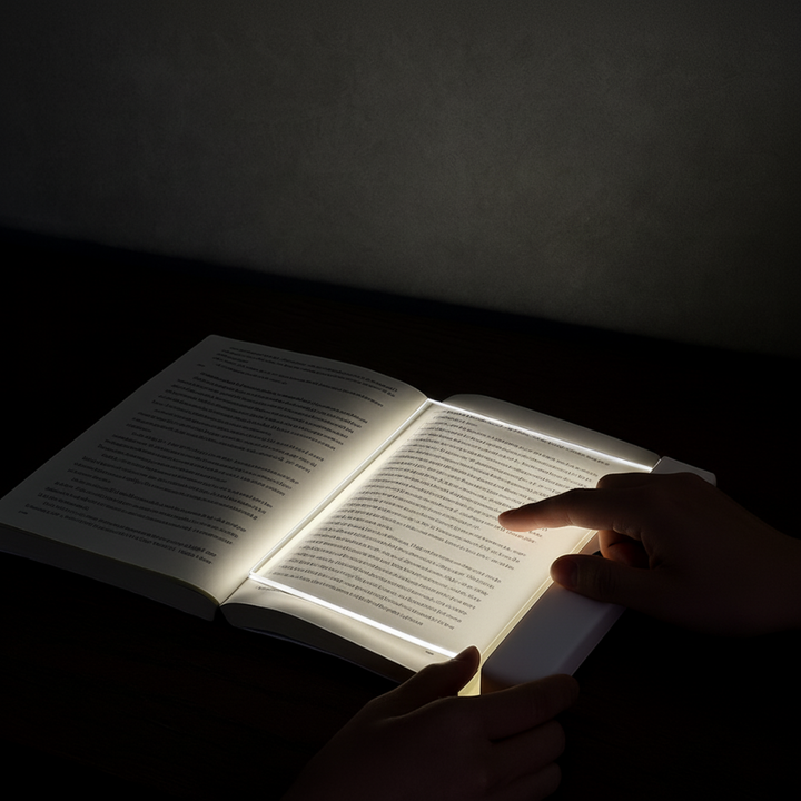 LED Book Light Reading Lamp | 3 Colour Temperatures &amp; Stepless Dimming | USB Rechargeable 1200mAh Battery, Timer 5