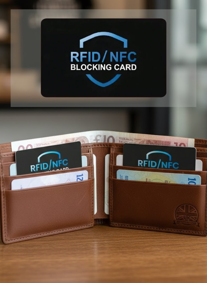 RFID Blocking Card 2 Pack | Contactless NFC Wallet Protector
