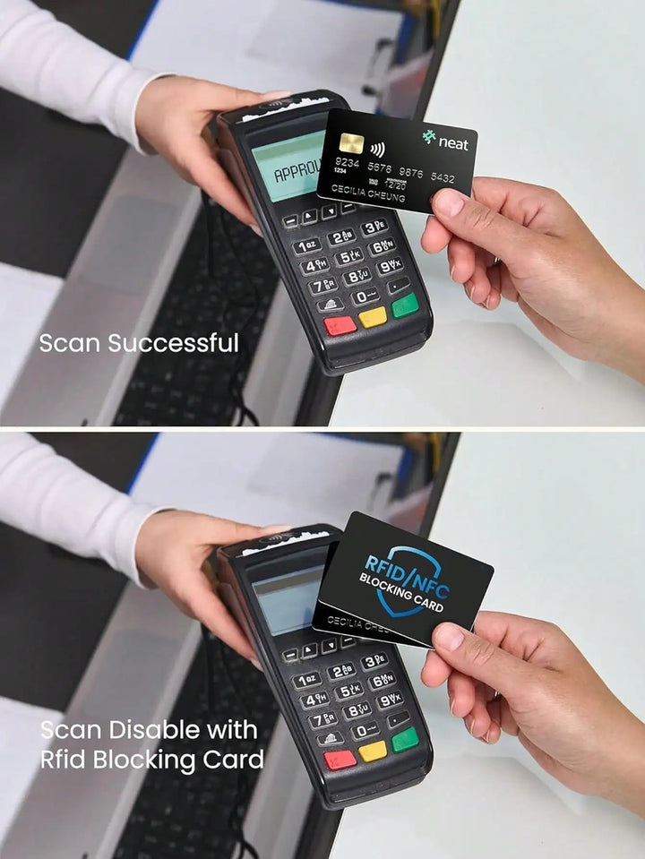 RFID Blocking Card 2 Pack | Contactless NFC Wallet Protector