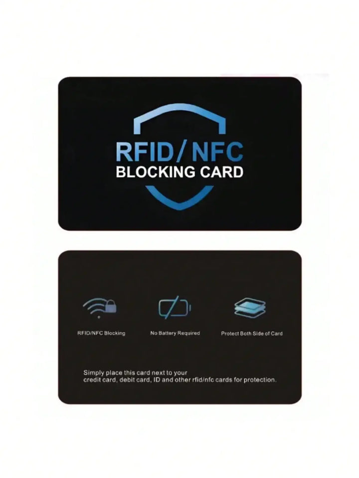 RFID Blocking Card 2 Pack | Contactless NFC Wallet Protector