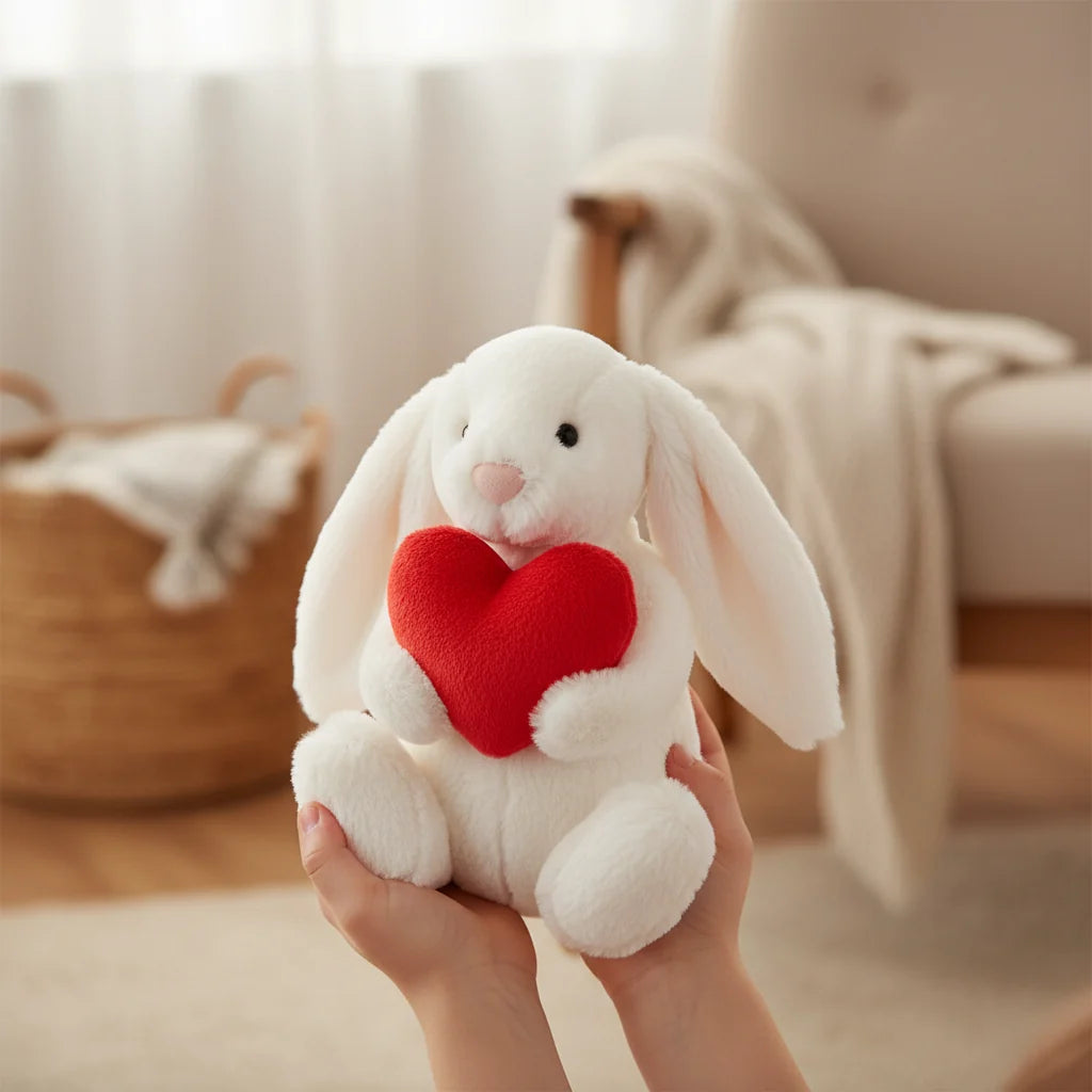 Rabbit Plush Toy Soft Stuffed Bunny Animal Freestanding