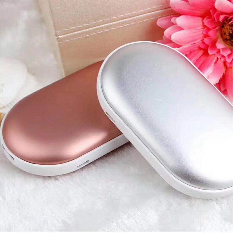 Rechargeable Hand Warmer with Power Bank | 5200 mAh Battery, 3 Heat Levels | USB-C Fast Charging, Up to 8 Hours Heat