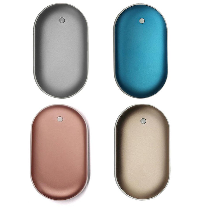 Rechargeable Hand Warmer with Power Bank | 5200 mAh Battery, 3 Heat Levels | USB-C Fast Charging, Up to 8 Hours Heat