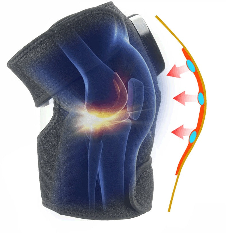 Rechargeable Heating &amp; Vibration Wrap | 45–60°C | 3 Vibration Levels | Timer | Knee, Elbow &amp; Shoulder