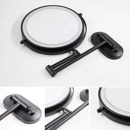 Rechargeable LED Makeup Mirror with 360° Rotation & Touch Control | Magnifying Vanity Mirror for Flawless Beauty 6