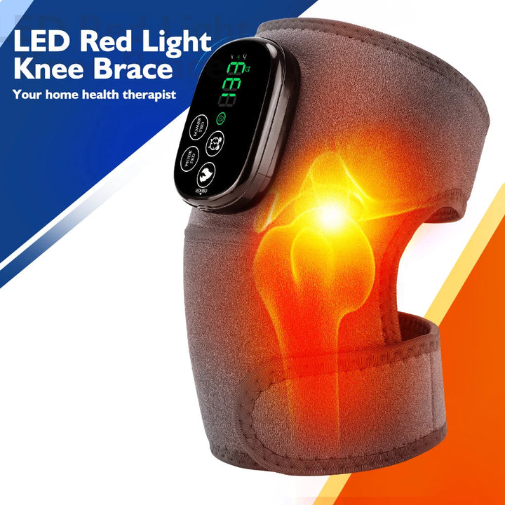 Red Light Therapy Wrap | 44 LEDs 660nm &amp; 850nm | Heat 45–65°C | 3000mAh | Shoulder, Knee &amp; Elbow