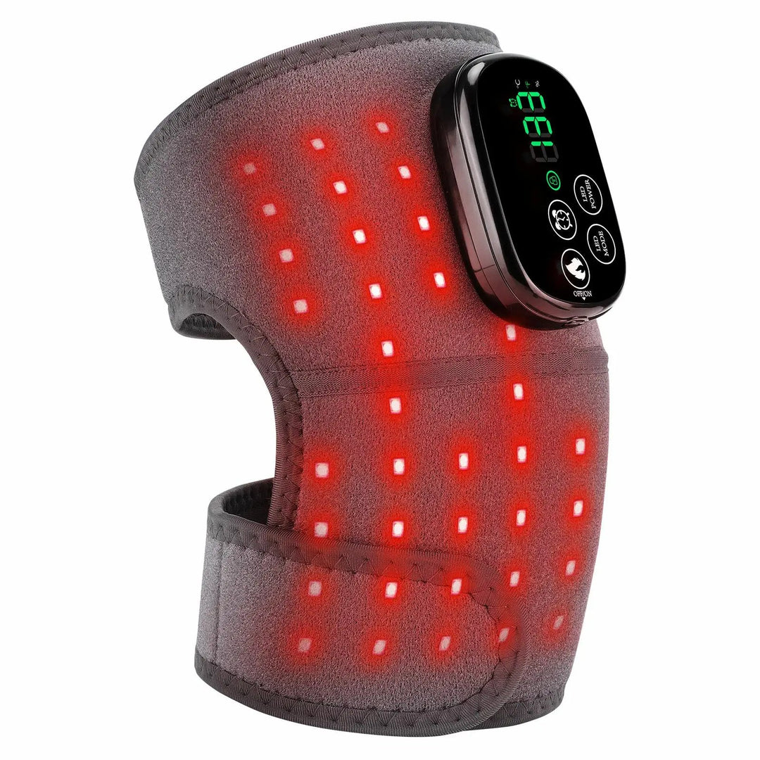 Red Light Therapy Wrap | 44 LEDs 660nm &amp; 850nm | Heat 45–65°C | 3000mAh | Shoulder, Knee &amp; Elbow