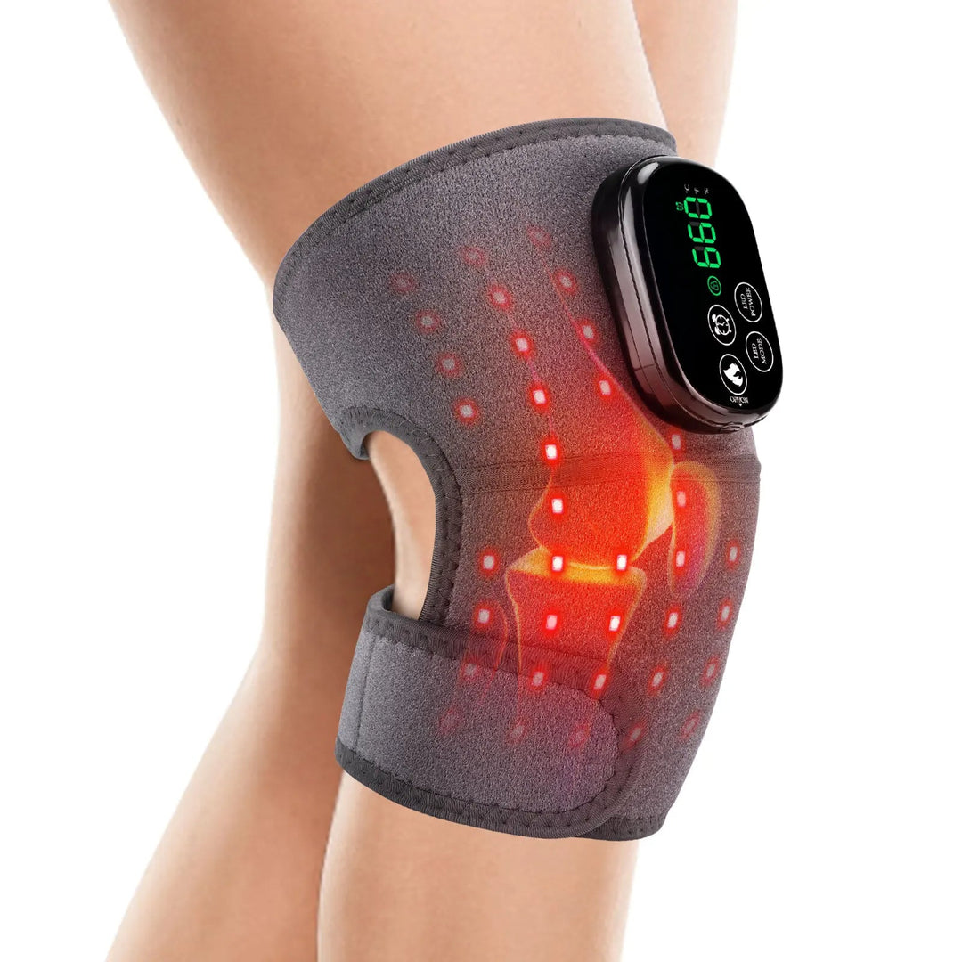 Red Light Therapy Wrap | 44 LEDs 660nm & 850nm | Heat 45–65°C | 3000mAh | Shoulder, Knee & Elbow