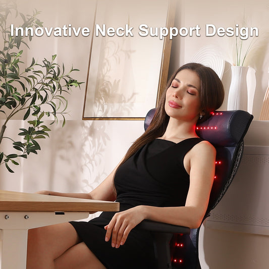 Red Light Therapy Mat with Neck Support & Adjustable Timer | Full-Body Relaxation Solution for Stress Relief 1