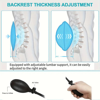 Relaxation Haven | Heated Back Massager for Chair with Vibration | Shiatsu Comfort for Back Pain Relief 4