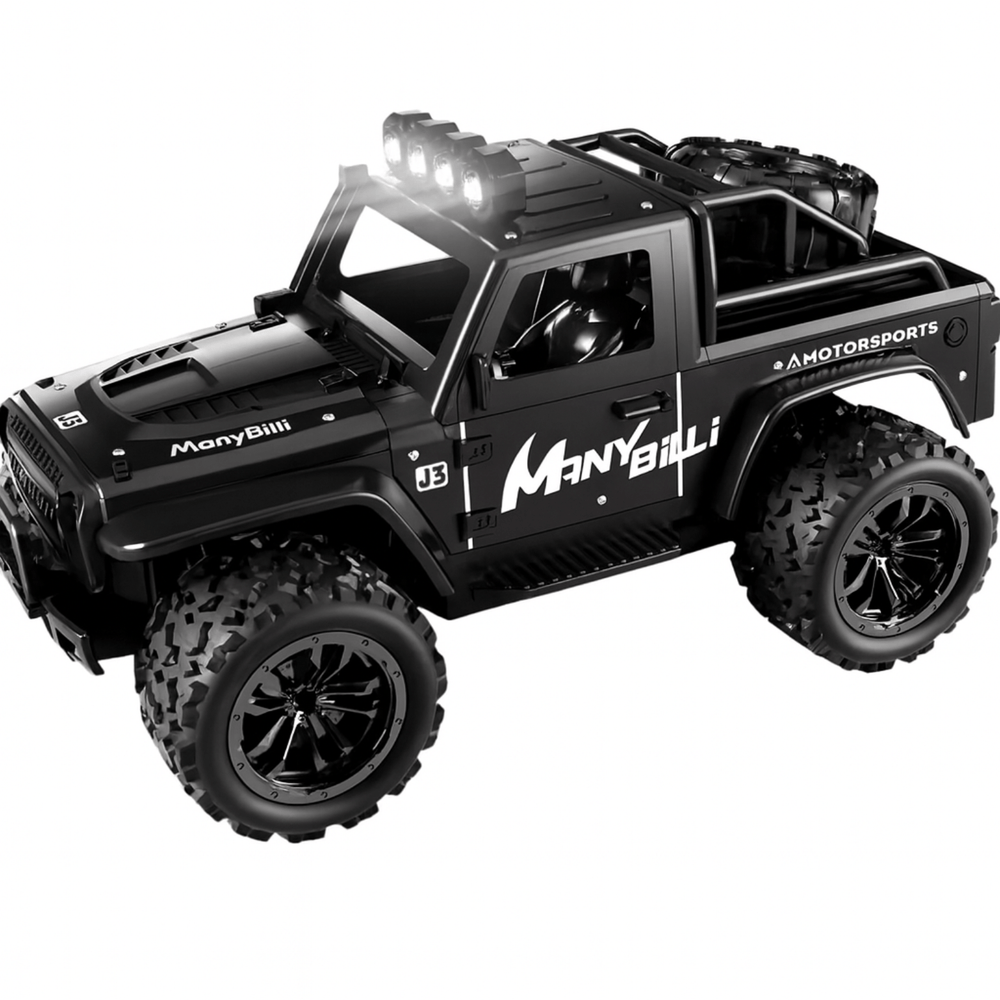 Remote Control Off-Road Car | 1:16 Scale | 20km/h | 2.4GHz | LED Lights | USB Rechargeable | 4 Colours