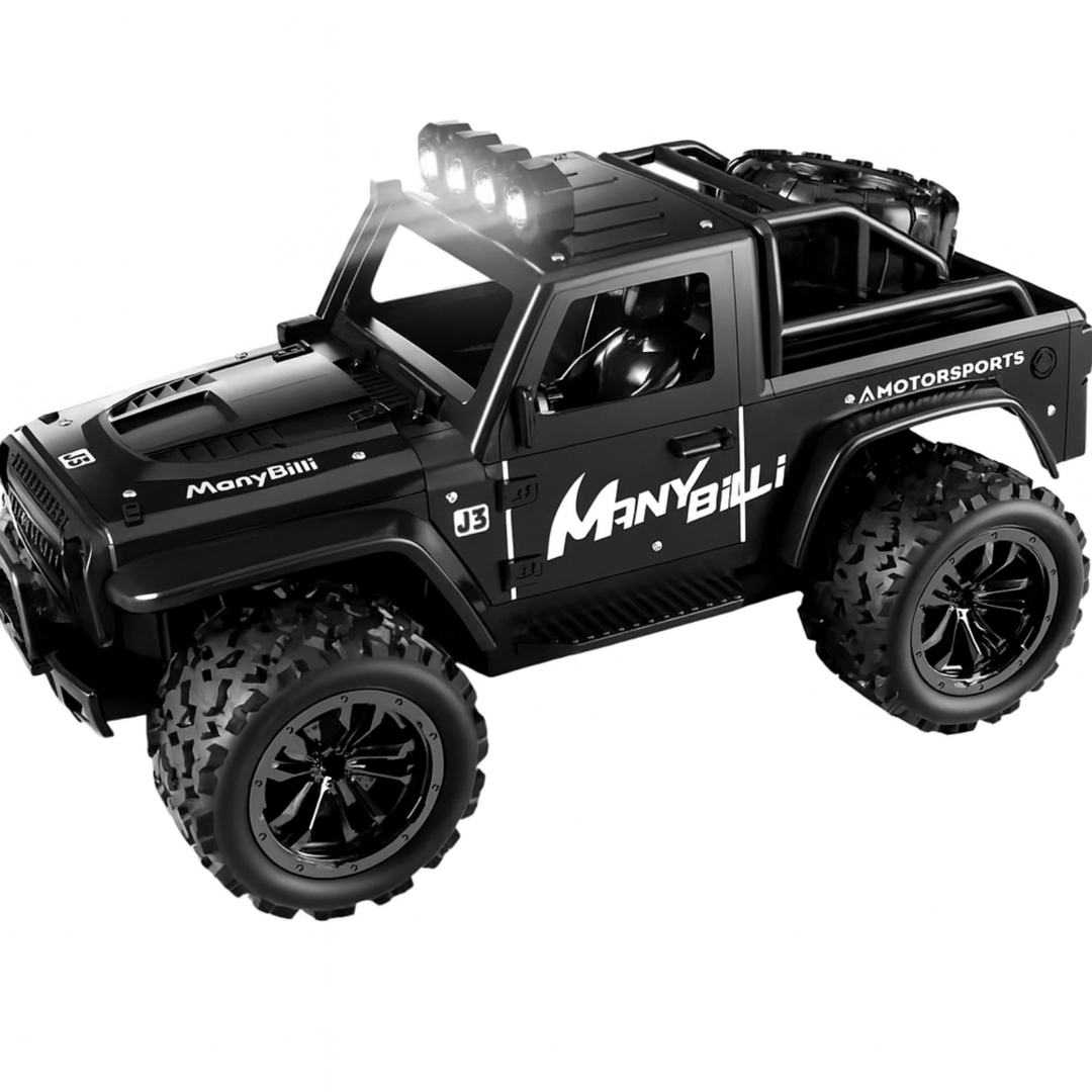 Remote Control Off-Road Car | 1:16 Scale | 20km/h | 2.4GHz | LED Lights | USB Rechargeable | 4 Colours
