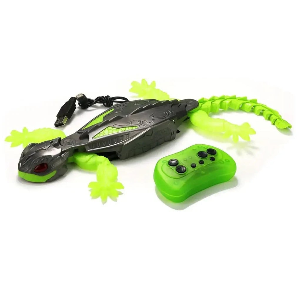 Remote Control Spider Halloween Toy | Wall-Climbing, Glowing LED Eyes | 6 Colours, Dual Joystick Remote, Indoor Use