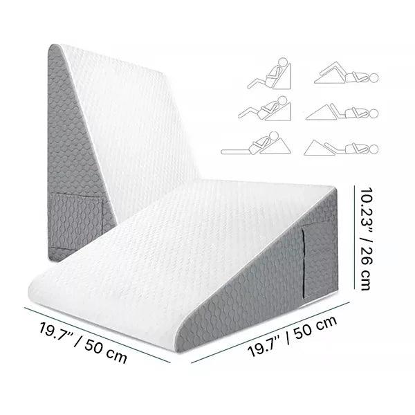 RestEase | Reading Pillow for Bed with High-Density Memory Foam | Ergonomic Bed Backrest Support for Ultimate Comfort 1