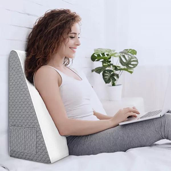 RestEase | Reading Pillow for Bed with High-Density Memory Foam | Ergonomic Bed Backrest Support for Ultimate Comfort 4