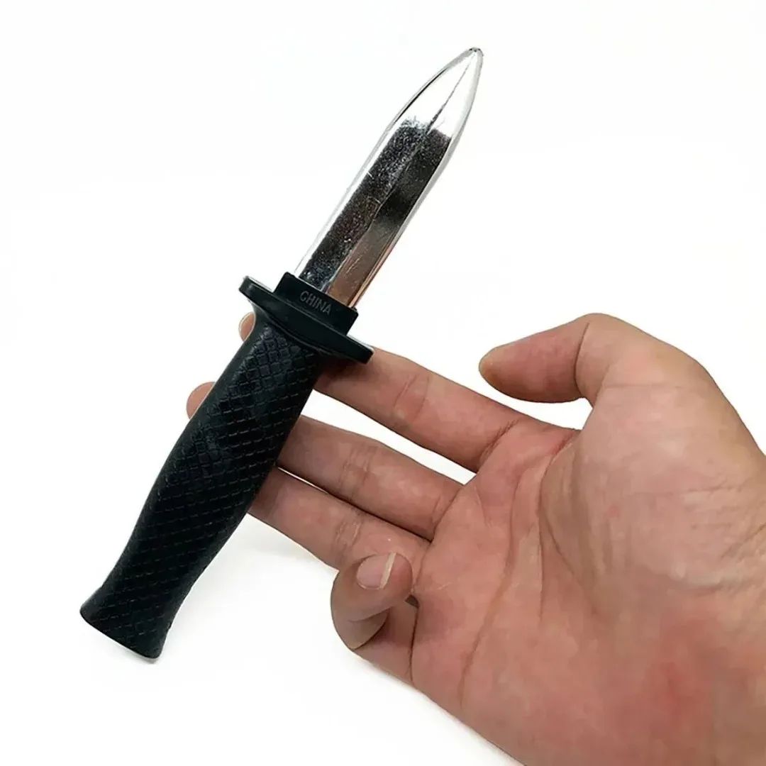 Retractable Prank Knife Halloween Costume Prop | Retracting Blade Illusion | Lightweight Reusable Plastic Design