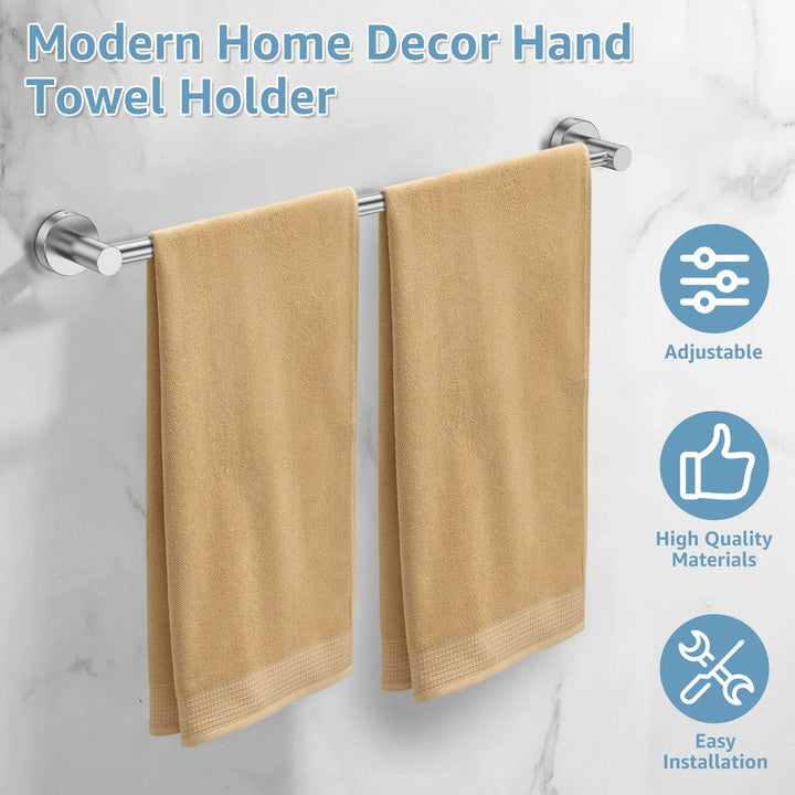 Retractable Towel Bar Stainless Steel | Adjustable Extendable Wall Mounted Rack | Space Saving Bathroom Holder