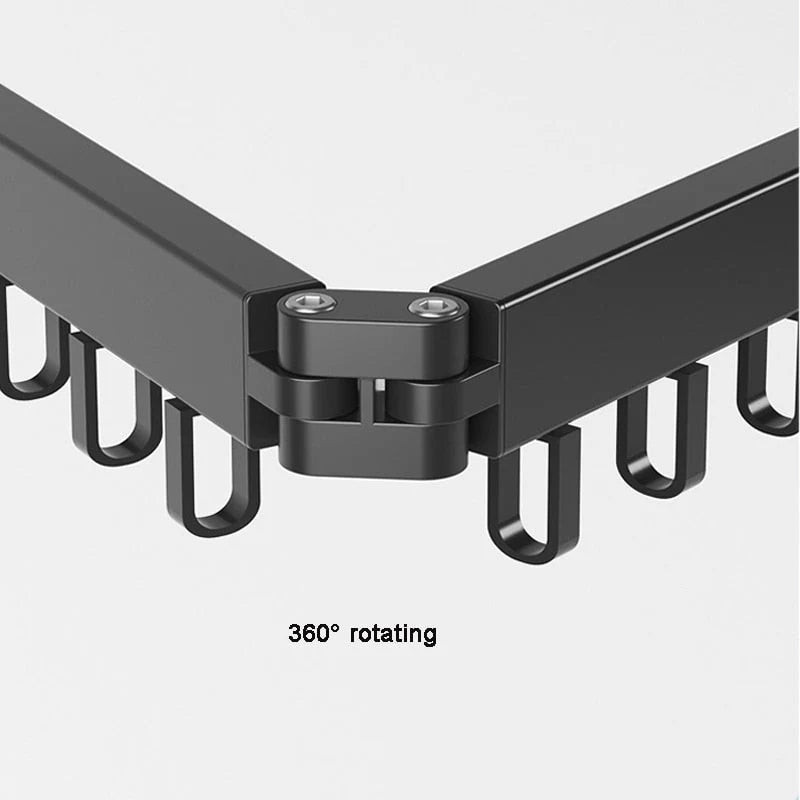 Retractable Wall Drying Rack | Space-Saving Folding Design