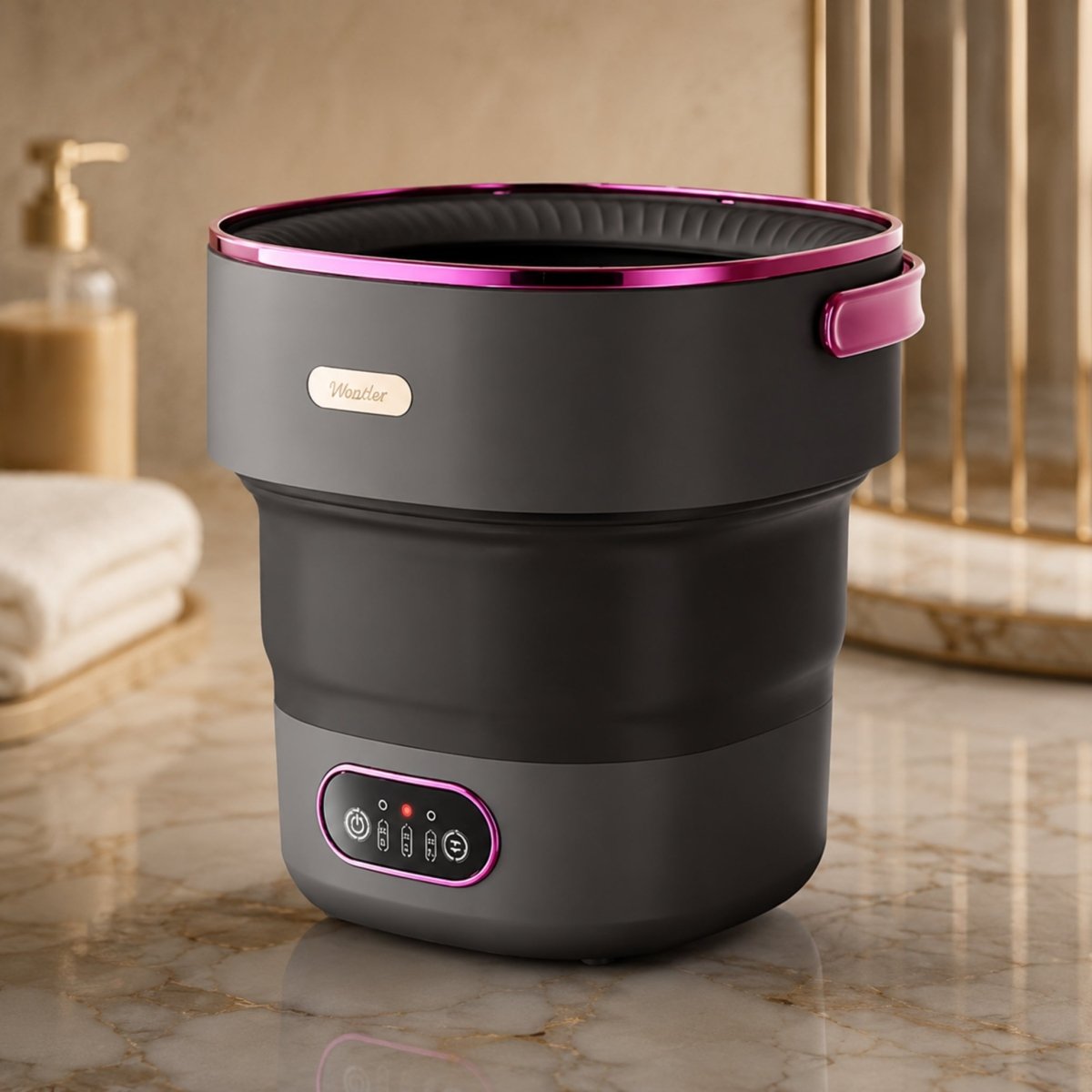 Retreat | Foldable Washing Machine with Whisper-Quiet Operation | Compact Design for Luxurious Fabric Care 0