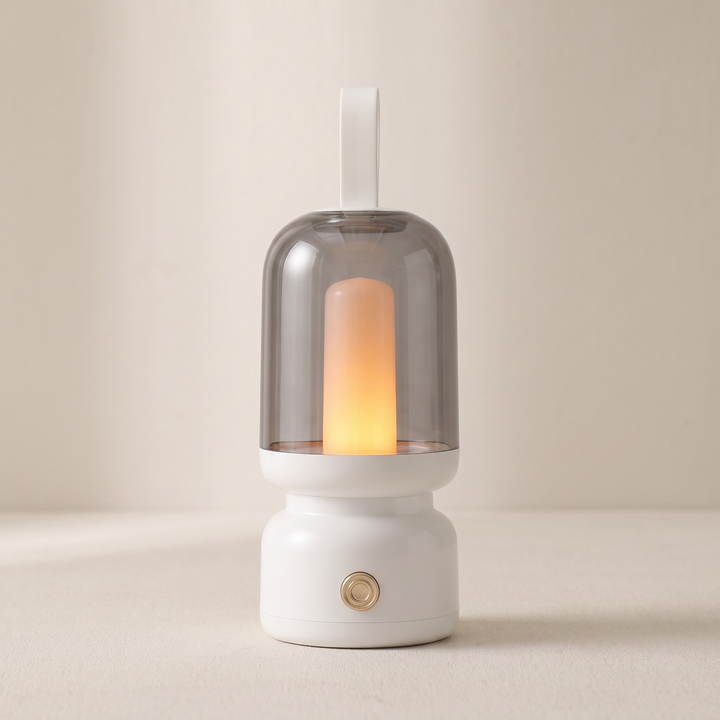 Retro Handheld Night Light, Rechargeable Battery, Touch Control, Warm White 1