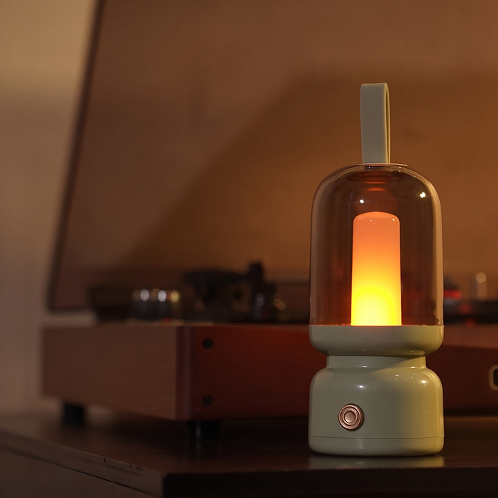 Retro Handheld Night Light, Rechargeable Battery, Touch Control, Warm White 2