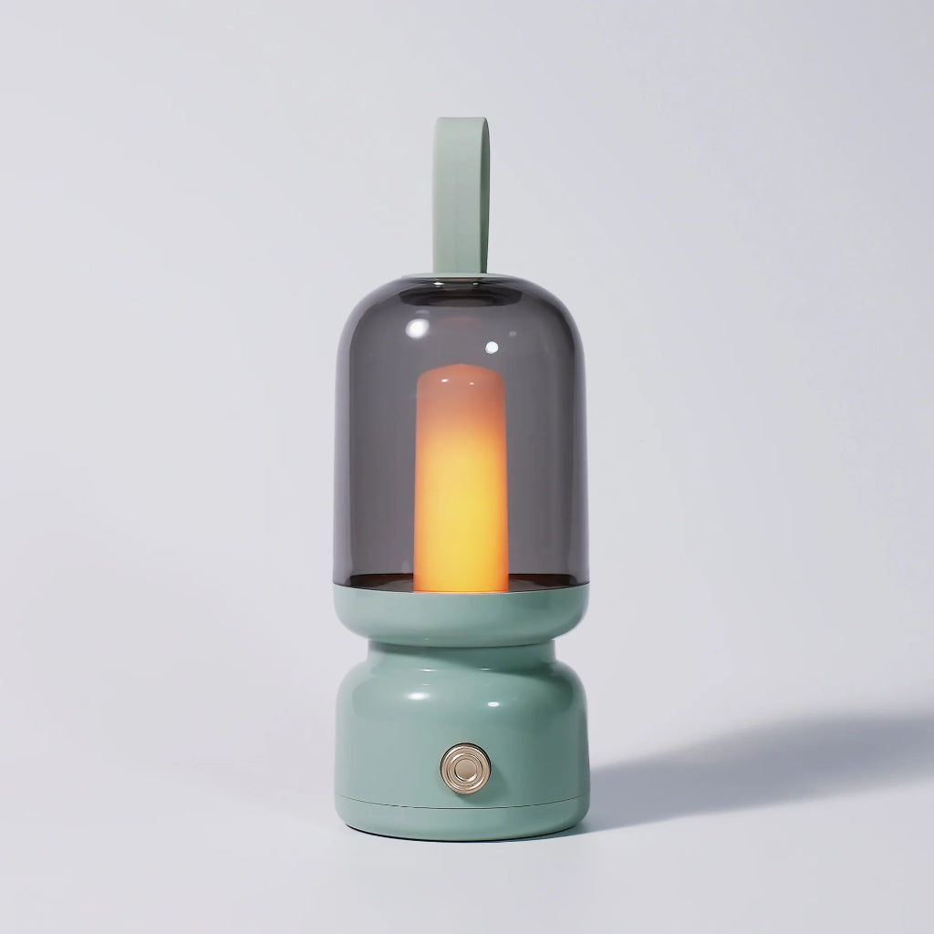 Retro Handheld Night Light, Rechargeable Battery, Touch Control, Warm White 5
