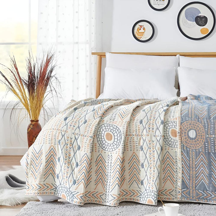 Reversible Blanket 150x200 to 200x260cm | Ultra-Plush Dual-Sided Finish | Sofa Throw, Bed Cover &amp; Decorative Wall Accent