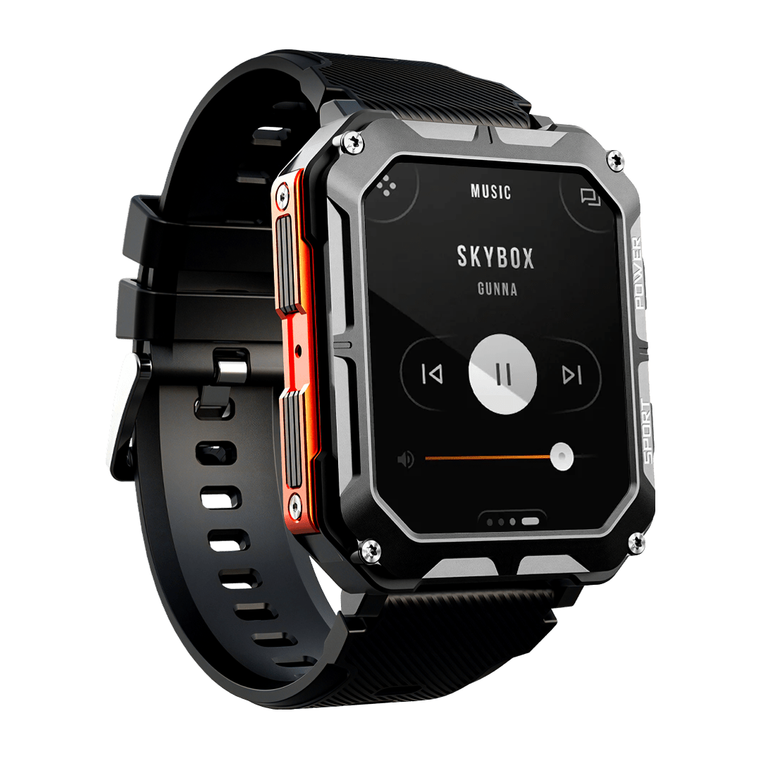 Rugged Smartwatch | IP68 &amp; 10ATM | Heart Rate &amp; Blood Oxygen | 70+ Sport Modes | 10–18 Day Battery
