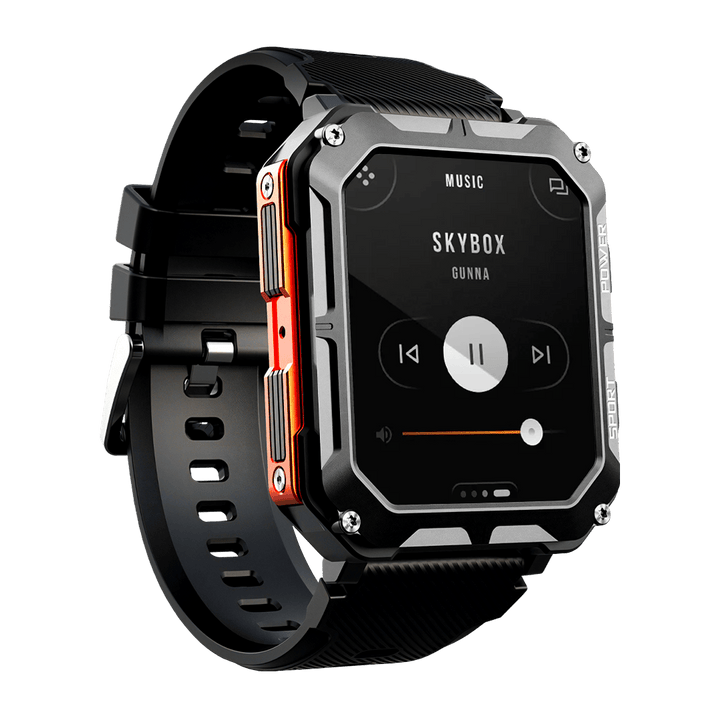 Rugged Smartwatch | IP68 &amp; 10ATM | Heart Rate &amp; Blood Oxygen | 70+ Sport Modes | 10–18 Day Battery