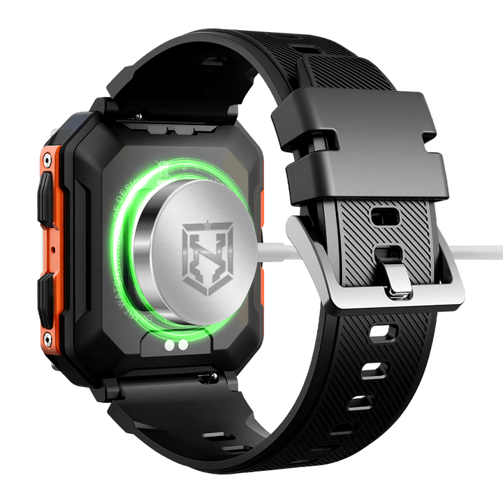 Rugged Smartwatch | IP68 &amp; 10ATM | Heart Rate &amp; Blood Oxygen | 70+ Sport Modes | 10–18 Day Battery