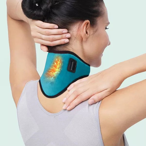 Heated Neck Wrap | 3 Heat Levels, USB-Powered | Adjustable Fit, 30/60/90-Minute Auto Shut-Off Timer, Portable Use 1