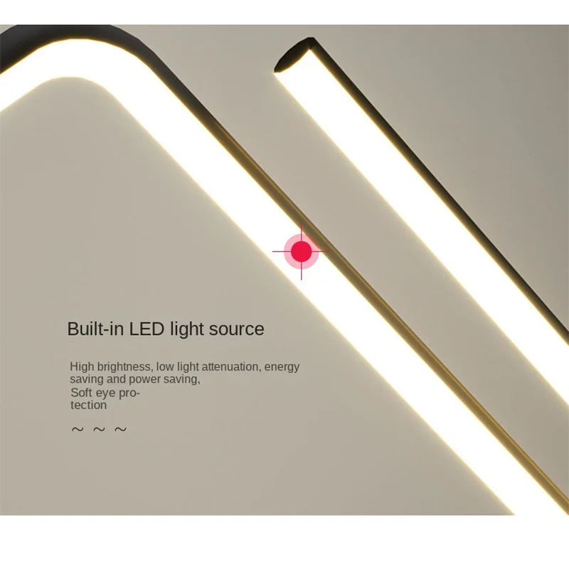 Aluminium Dining Pendant Lamp | Geometric Linear Design with Adjustable Suspension | Energy-Efficient LED Lighting 4