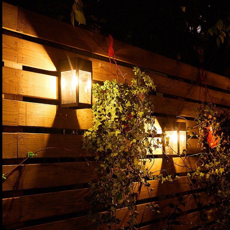 Solar Fence Wall Light | 30 x 15 x 10 cm, Automatic Dusk-to-Dawn Sensor | IP65 Weather-Resistant, 8-12 Hour LED Illumination 1