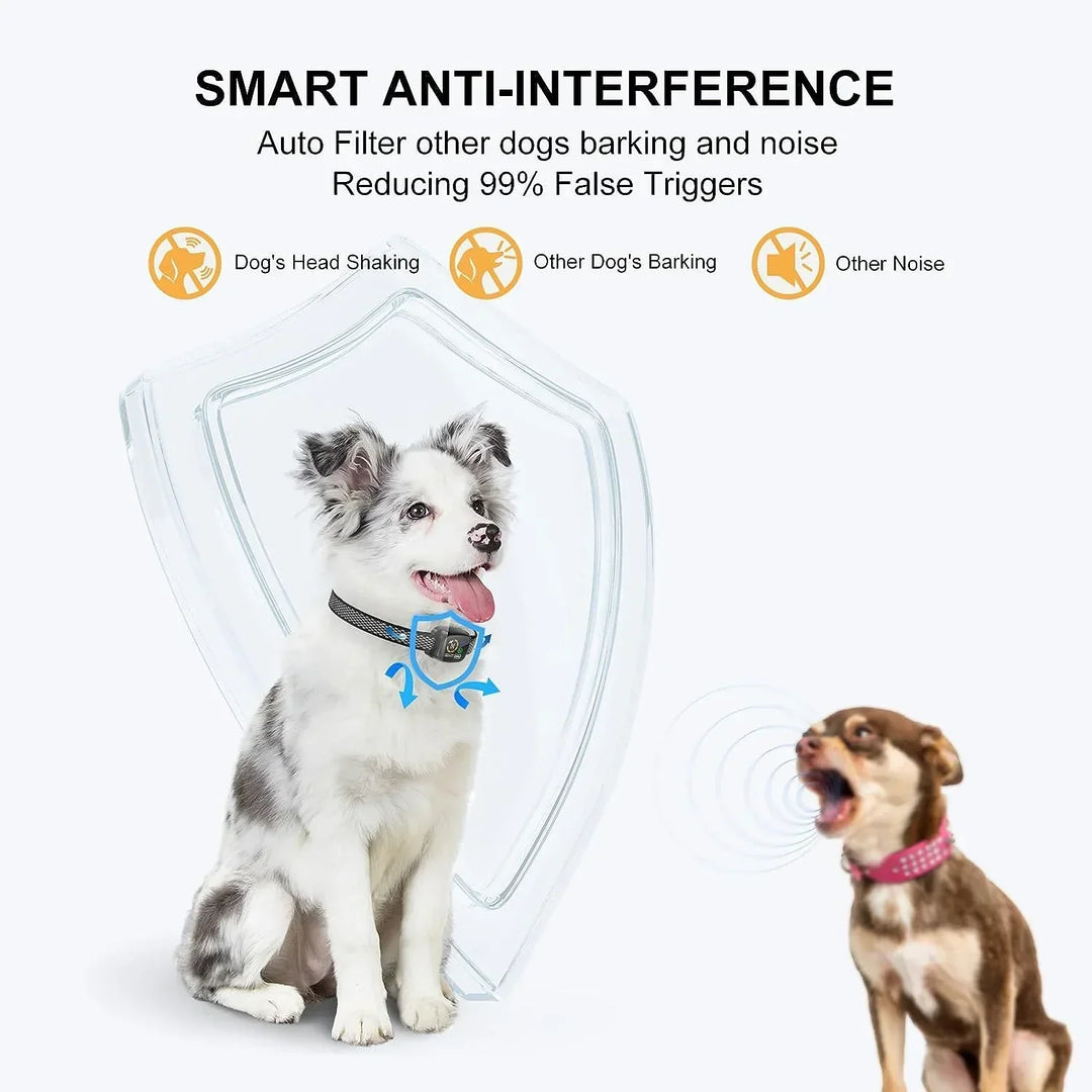 Bark Control Smart Collar Rust | Adjustable Sensitivity for Small Dogs | Rechargeable Battery, Comfortable Fit, Neck 20-51 cm 4