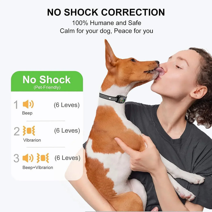 Bark Control Smart Collar Rust | Adjustable Sensitivity for Small Dogs | Rechargeable Battery, Comfortable Fit, Neck 20-51 cm 3