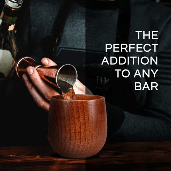 Savor Wooden Cup | Handmade, Charred Design for Bourbon 2